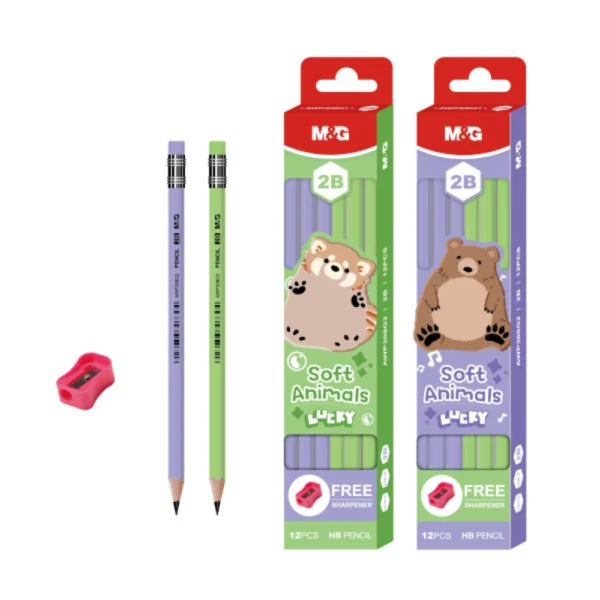 اقلام رصاص M&G SOFT ANIMALS