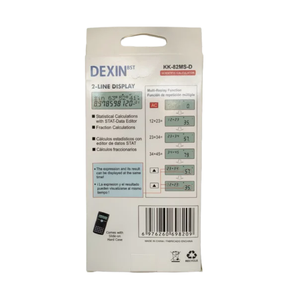 حاسبة هندسية DEXIN KK-82MS-D