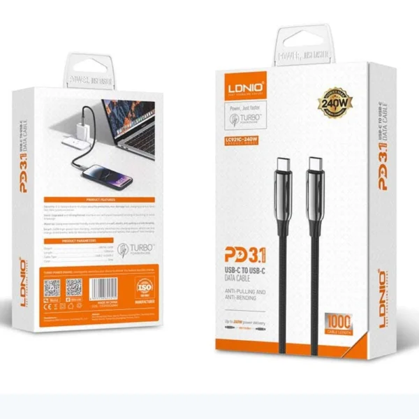 كيبل شحن LDNIO LC921C-240W
