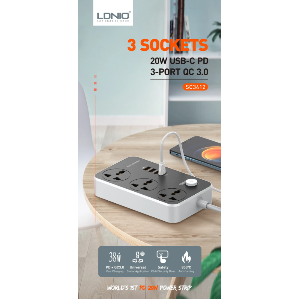 سيار LDNIO SC 3412 - الصورة 5