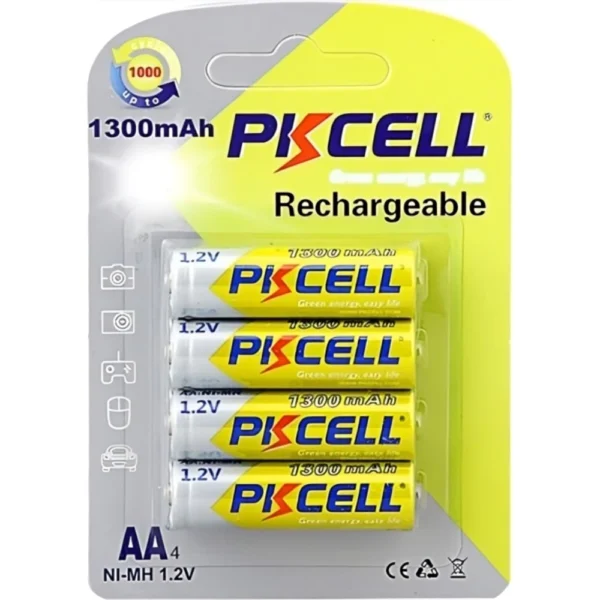 بطارية PKCELL AA قابلة للشحن