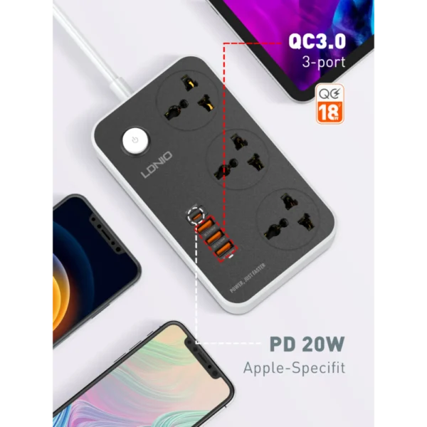سيار LDNIO SC 3412