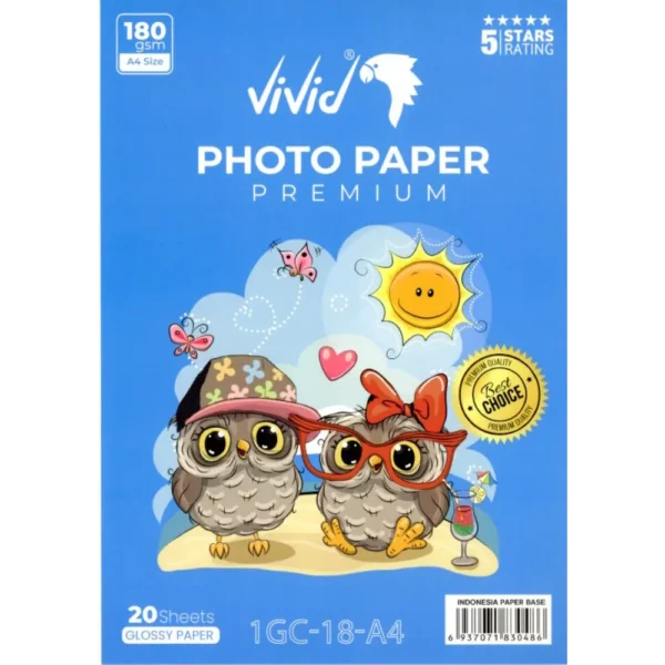 ورق صوري vivid A4 G180