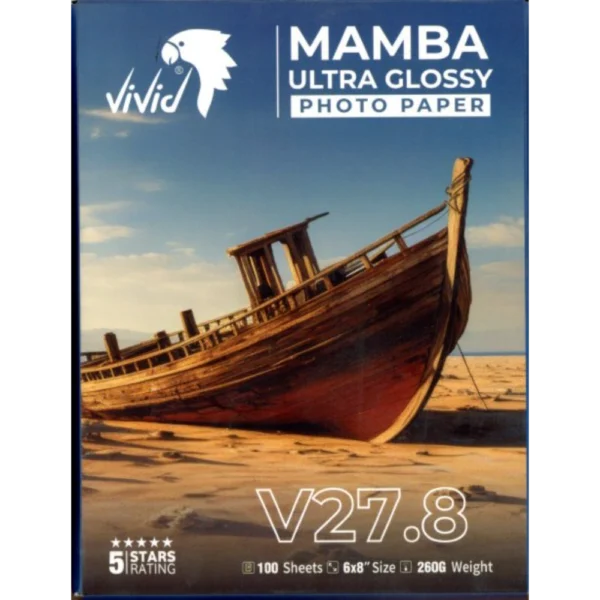 ورق صوري 100ورقة vivid 6×8