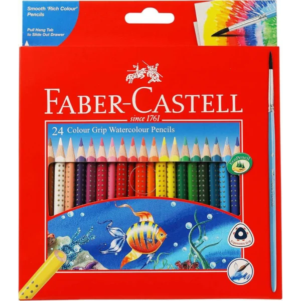 الوان خشبية فايبر كاستل 24 لون FABER-CASTTEL