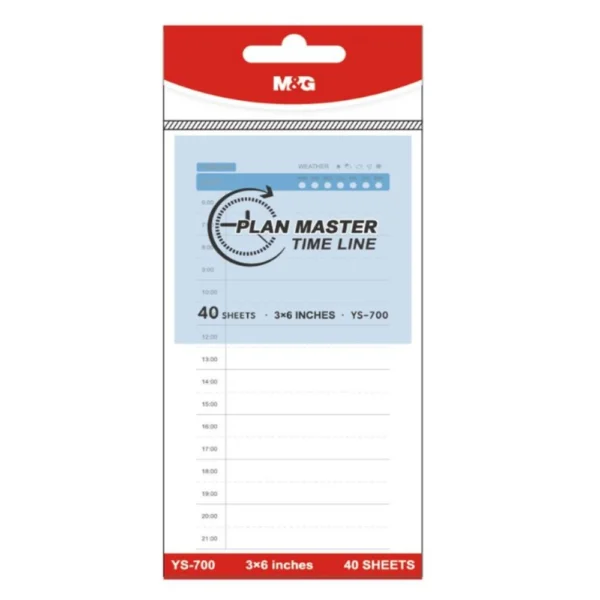 PLAN MASTER TIME LINE ستكي نوت من شركة M&G AS36B102