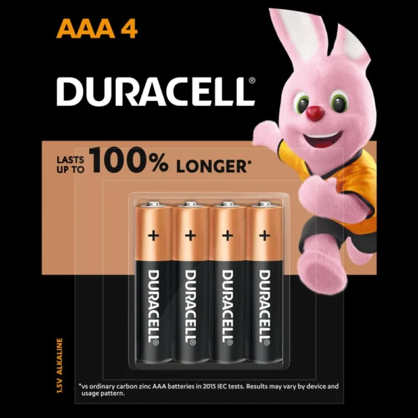سيت باتري ديوراسيل رباعي AAA4 DURACELL