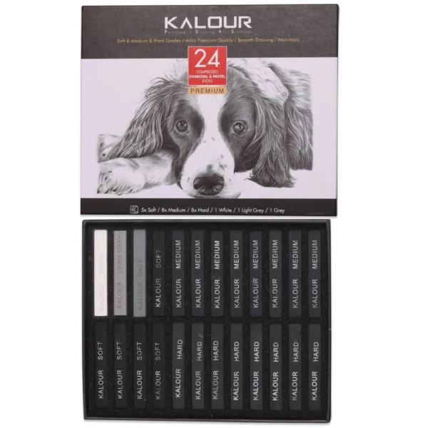 سيت تدرجات فحم 24 قطعة KALOUR