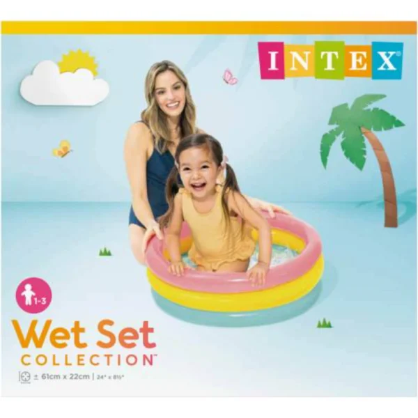 مسبح نفخ انتكس ملون INTEX