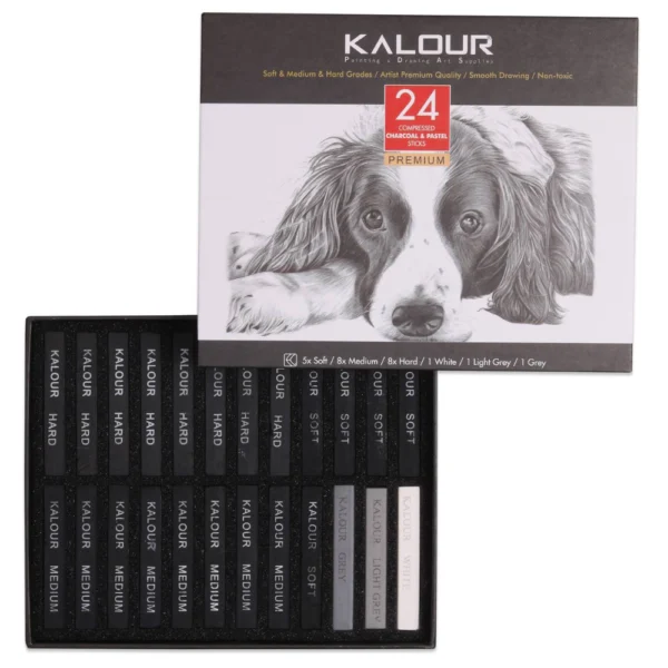 سيت تدرجات فحم 24 قطعة KALOUR