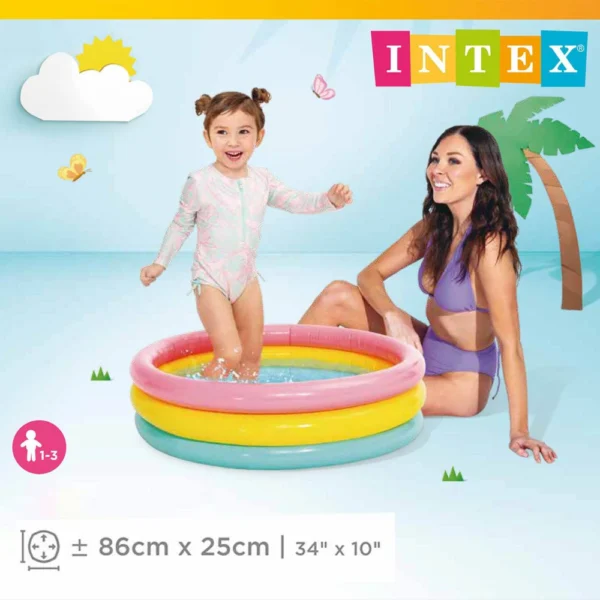 مسبح انتكس ملون INTEX