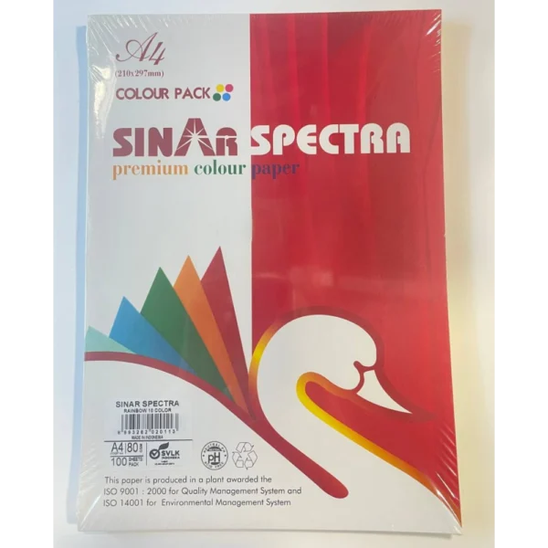 بند ورق ملون 10 لون SINAR SPECTAR