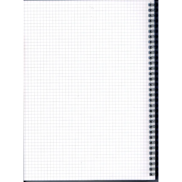 دفتر مربعات كفر شفاف A4