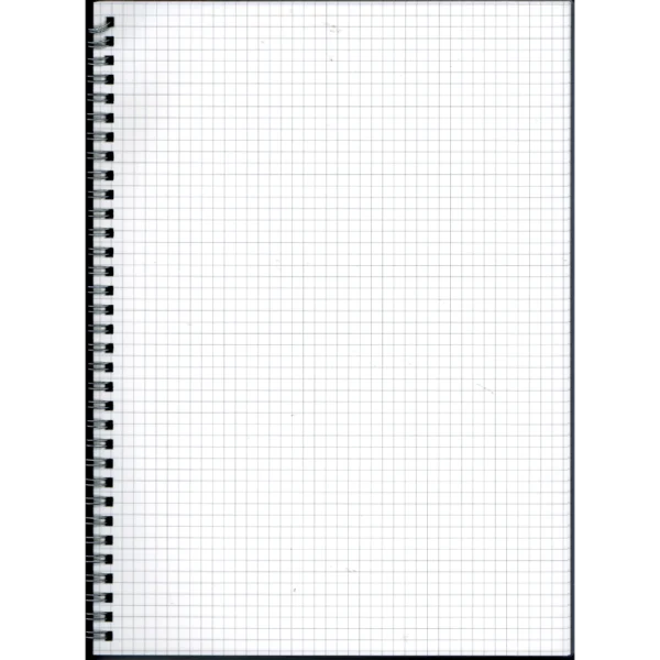 دفتر مربعات كفر شفاف A4