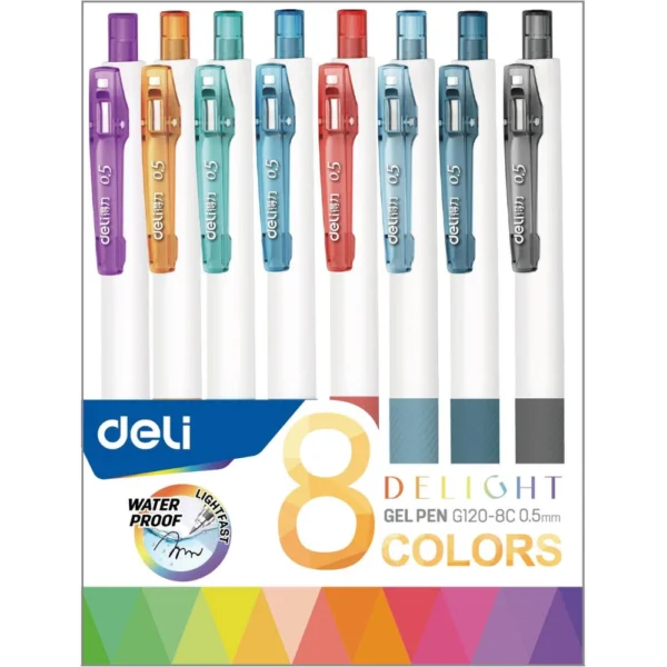 سيت اقلام جاف ملون ديلي DELI