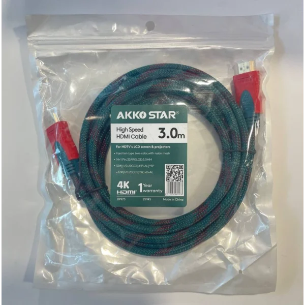 كيبل اكوستار HD 3.0M AKKO STAR
