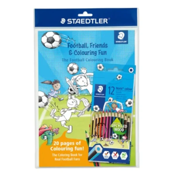 الوان خشب مع دفتر تلوين STAEDTLER