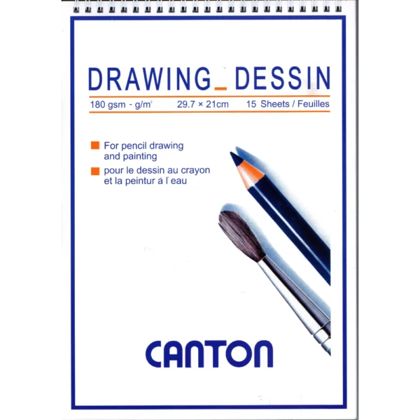 دفتر رسم كانتون 15 ورقة CANTON