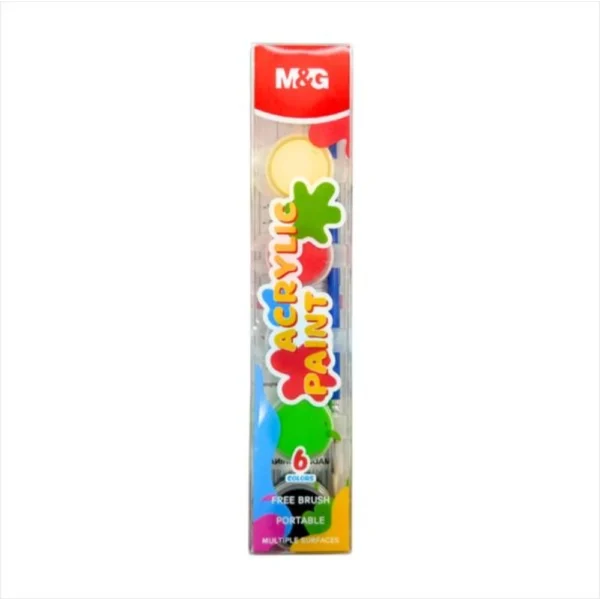 سيت الوان اكرلك 6 لون M&G APL976R1