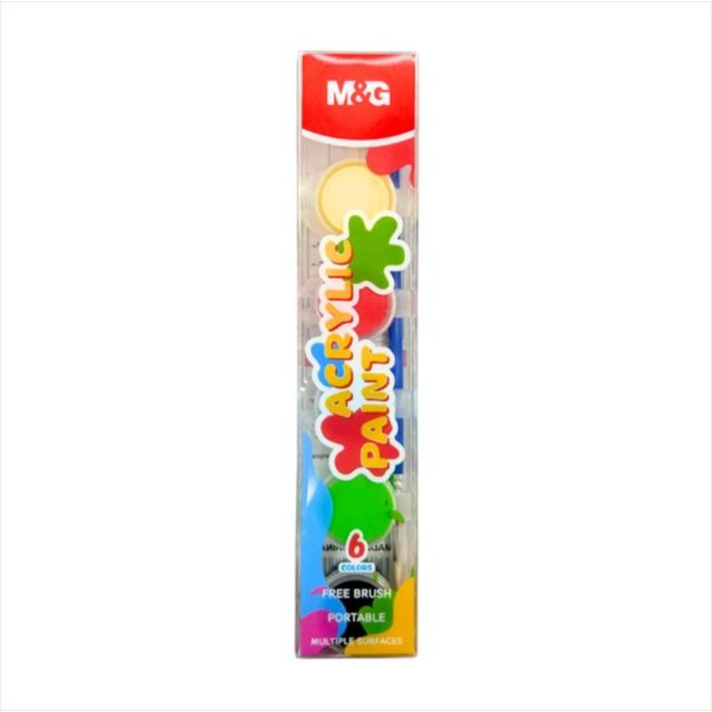 سيت الوان اكرلك 6 لون M&G APL976R1 - الصورة 2