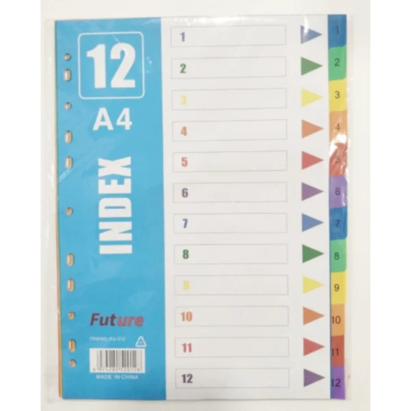 فواصل 12 رقم بلاستك future