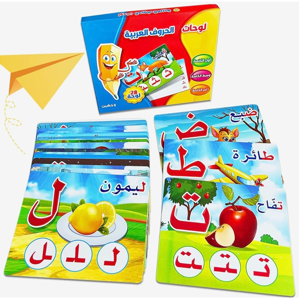 لوحة الحروف العربية - الصورة 2