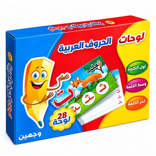 لوحة الحروف العربية