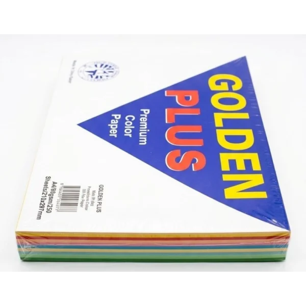 ورق ملون كولدن 250غ 10لون GOLDEN